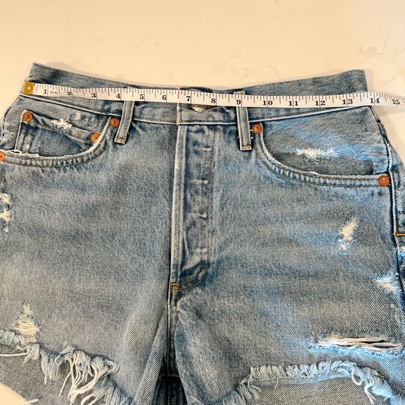Agolde Parker denim shorts - Picture 4 of 5
